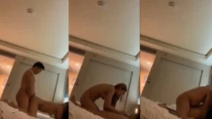 คลิปหลุด หนุ่มนัดสาวมาห้องเสร็จแล้วโดนจับอมควย เสร็จแล้วโดนจับเย็ดหีท่าหมากระเด้าหีจนน้ำแตกกระจาย