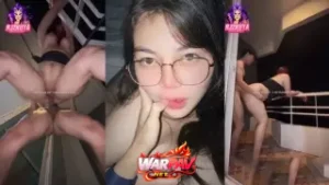 คลิปหลุด OnlyFans rjzkuta สาวสวยหุ่นอวบ ยืนกระแทกริมระเบียงโรงแรม วิวดี โก่งตูดโดนตอกรัว เสียบสด ชักควยแตกใส่หน้า