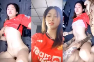 คลิปหลุด สาวเสื้อบอลสุดเซ็กซี่ vk หัวแดงโดนควยใหญ่ทะลวงหีขาว กระแทกแรงตัวลอย อูมเจอหัวควยเสียวทะลุ เย็ดสดแถมหน้าเสียวยั่วสุดๆ ครางลั่น